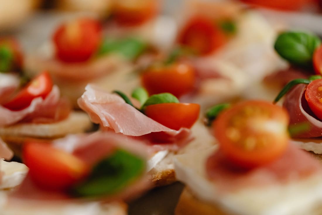 Sharing platters on the table